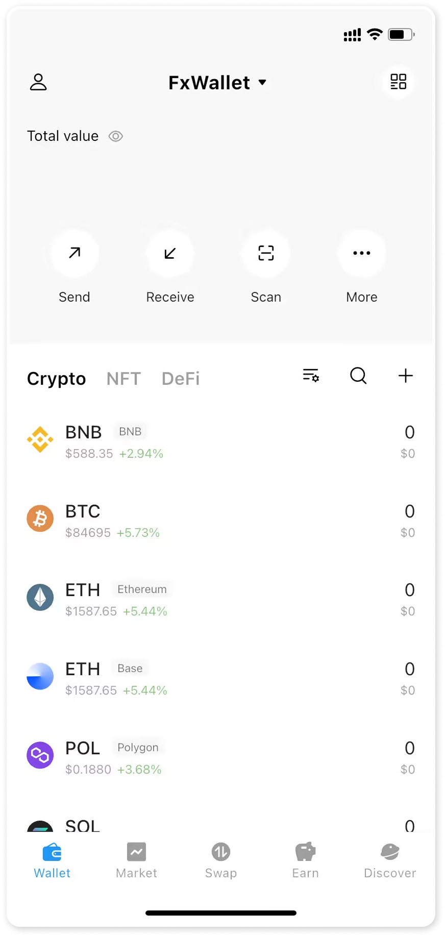FxWallet — A multi-chain crypto asset management wallet